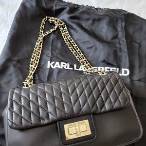 Black Karl Lagerfeld Handbag,  Crossbody